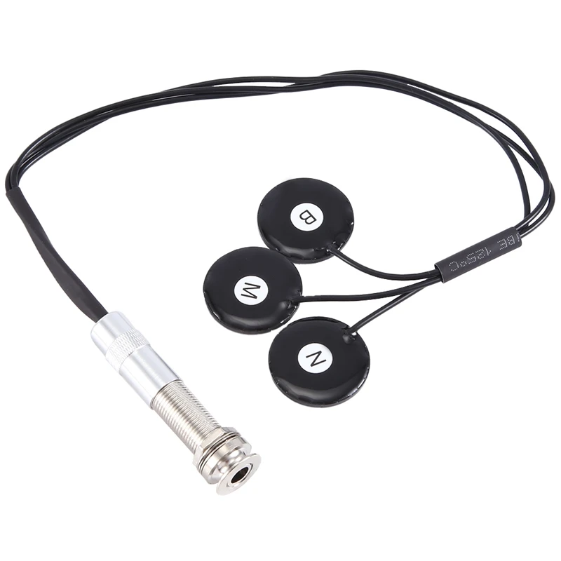 

Patch Pickup Wood Guitar Pickup Piezo Pickup Harp Pickup For Acoustic Guitars Replacement Parts
