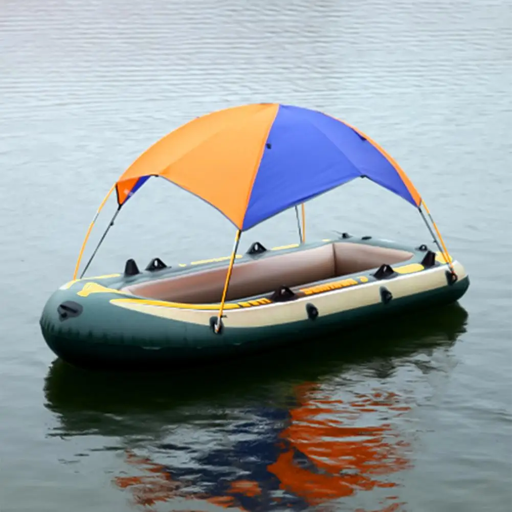 

Practical Simple Inflatable Boat Shading Awning Convenient Fishing Tent Firm for Outdoor