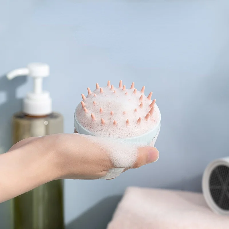 

brush Shampoo artifact brush adult massage brush hair shampoo comb scalp head silicone anti-itch scratcher