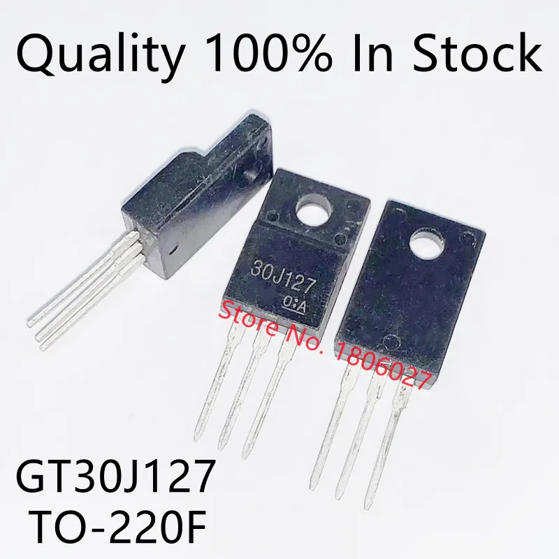 10 шт./лот GT30J127 30J127 TO-220F 30A 600V ЖК-дисплей плазмы обычно используется трубки 10 шт./лот GT30J127 30J127 TO-220F 30A 600V ЖК-дисплей плазмы обычно используется трубки
