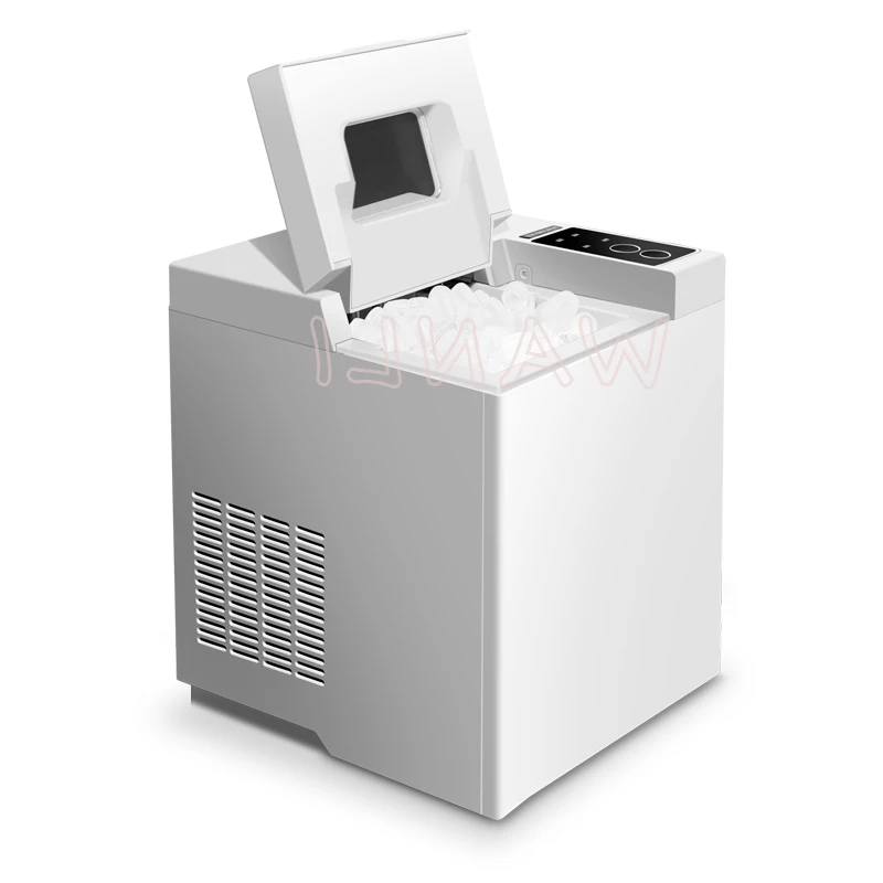 

Электрическая льдогенератор 15 кг/24 ч цилиндрическая домашняя машина для производства льда столешница для коммерческого небольшого магазина молочного чая 220 В