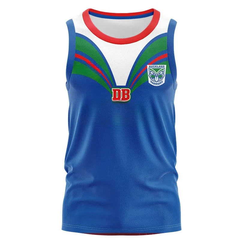 VEST Новая Зеландия Warriors тренировочная форма оливковый трикотаж мужская футболка