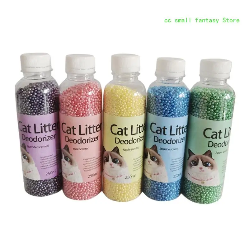 

R3MA Cat Deodorant Beads for Home with Natural Activated-Carbon Kitten Odor Eliminating Beads Long Lasting Litter Deodorizer