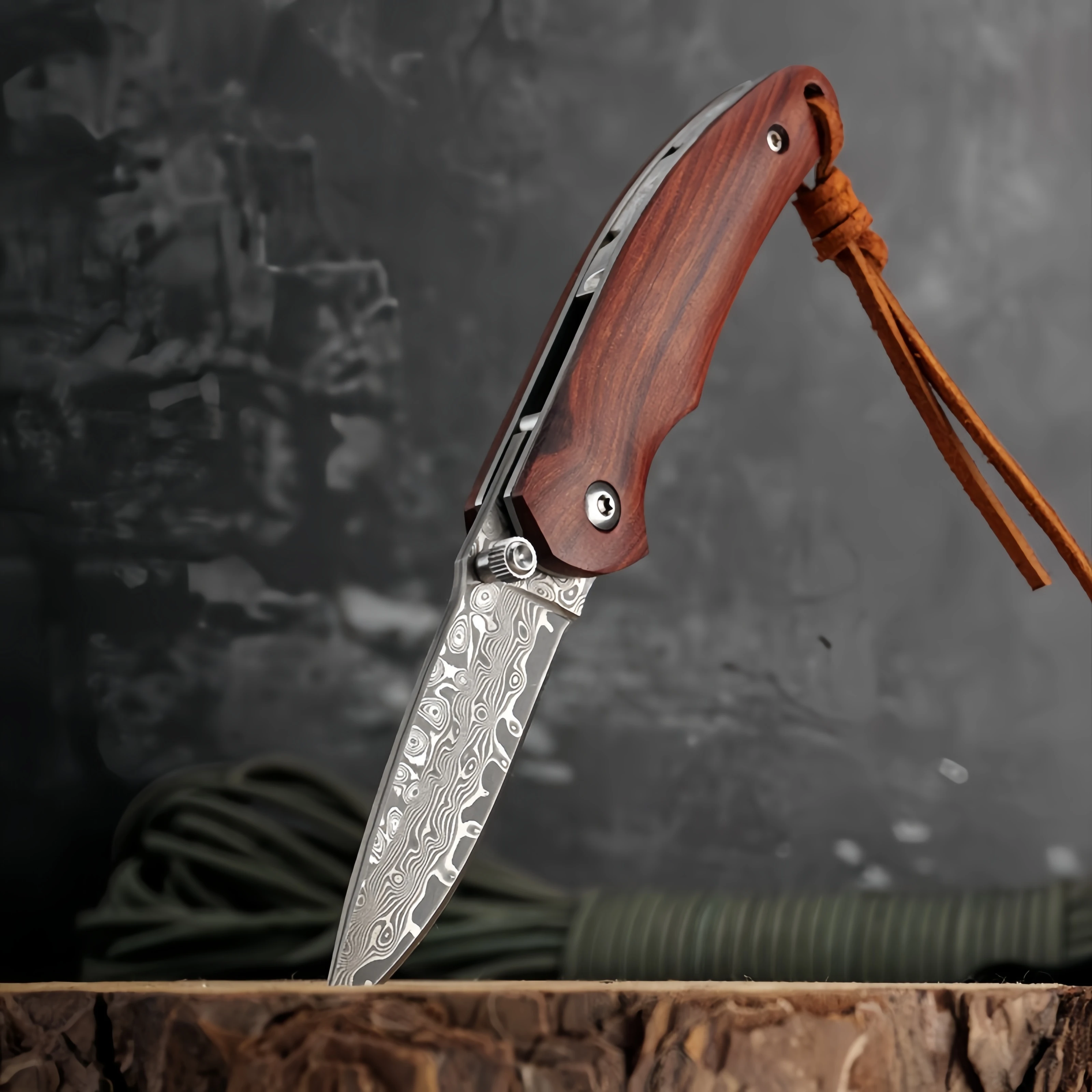 Новое поступление складной тактический карманный мини-нож из дамасской стали с