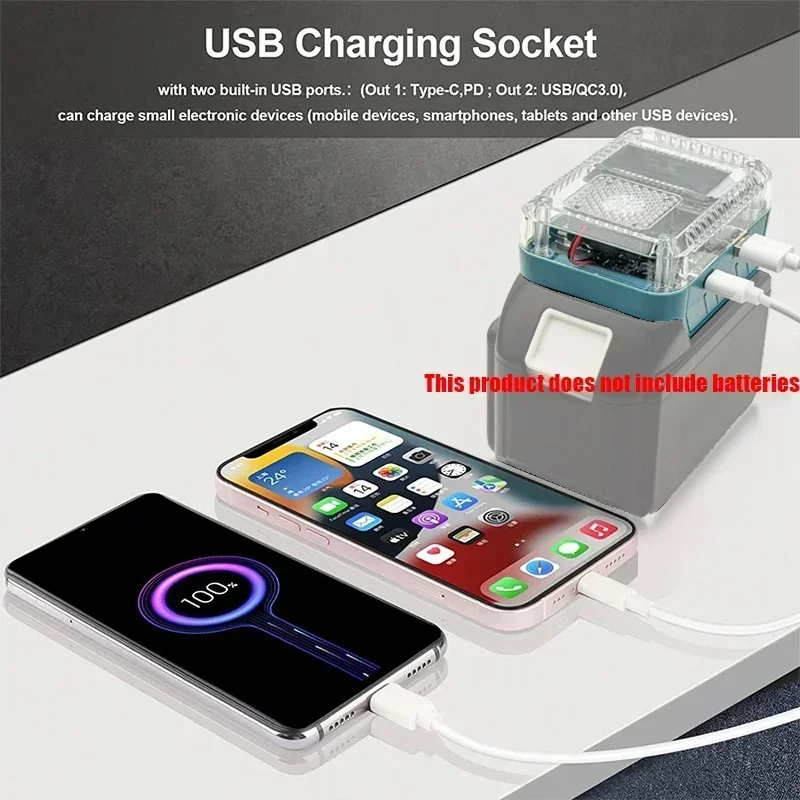 Портативный адаптер для цифрового дисплея преобразователь макс. 140 Вт быстрое