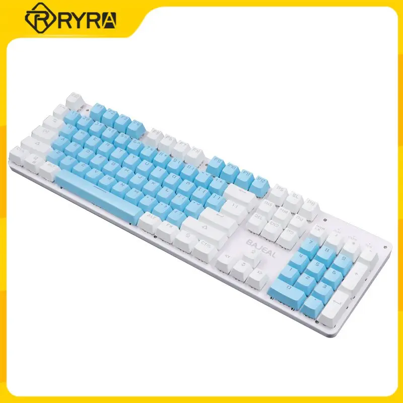 

Оригинальная механическая клавиатура RYRA K500 с красной осью, двухцветная клавиатура с подключением к оси, едой курицы, для компьютерных игр, о...