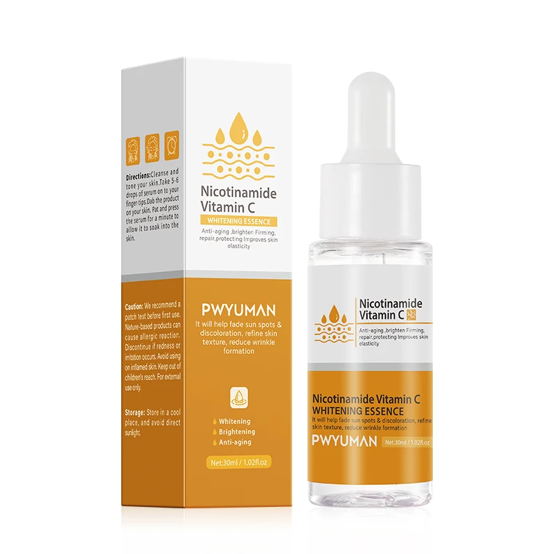 Сыворотка для лица с витамином C Niacinamide отбеливающий крем удаления веснушек