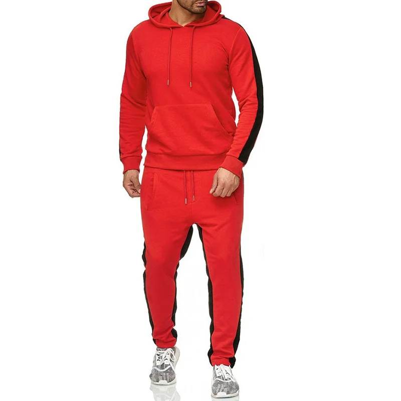 Повседневный мужской комплект одежды на осень и зиму простые спортивные