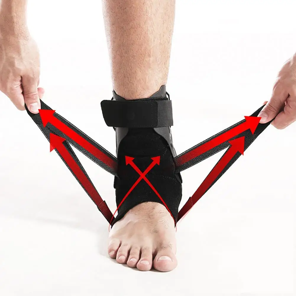 

1Pc Fix Plastic Plate Ankle Protector Adjustable Hook Loop Fasteners Strong Ankle Brace Active Stabilizer Sports Accessories