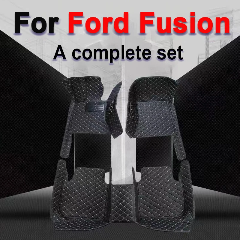 

Коврики LHD для Ford Fusion Mondeo 2016 2015 2014 автомобильные коврики кожаные водонепроницаемые аксессуары декоративные коврики