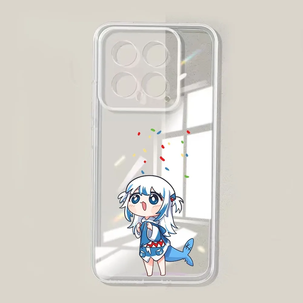 Чехол для телефона с изображением аниме Hololive Gawr Gura Xiaomi 11 Redmi Note 5G 8T 9A 9 10T Note8Pro Note9