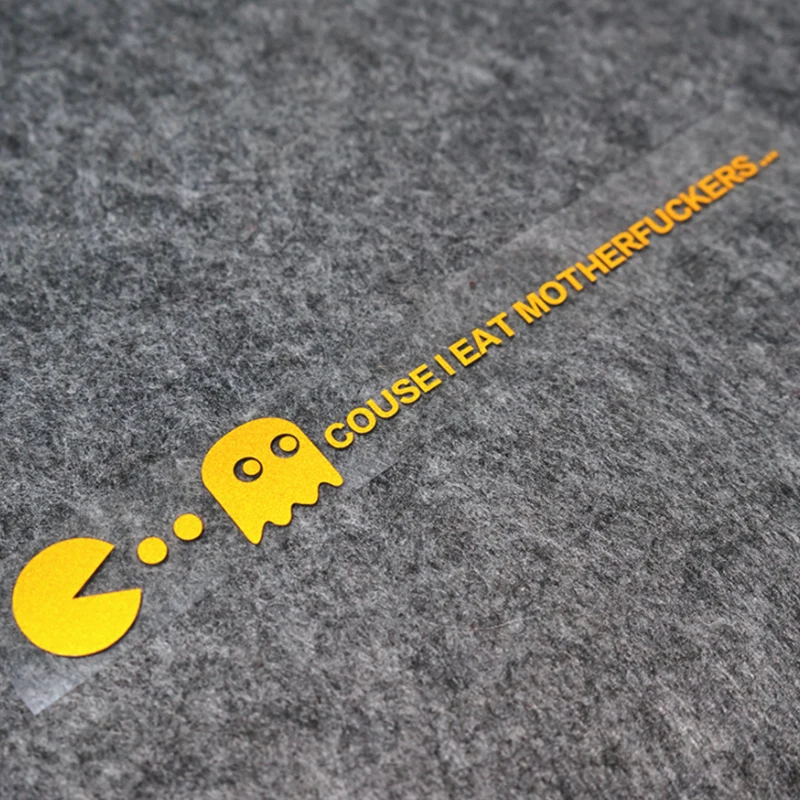 Pacman светоотражающие наклейки для кузова милые декоративные с цветочным рисунком