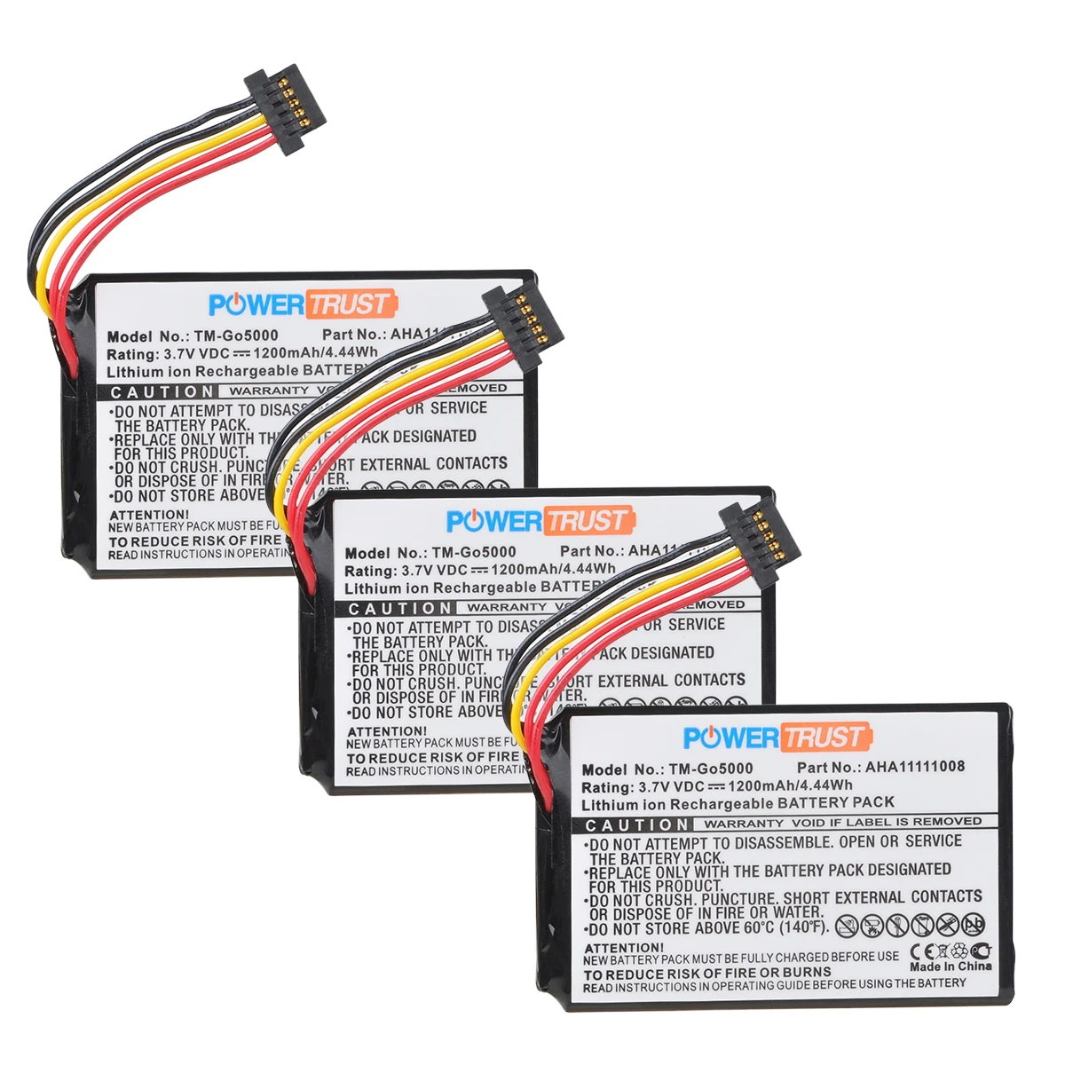 Фото Аккумулятор AHA11111008 для TomTom GO 5100, VF6P, VFAD, 4FL50, GO 6100, PRO TRUCK 5250, Pro 5250, Go 6200 №1