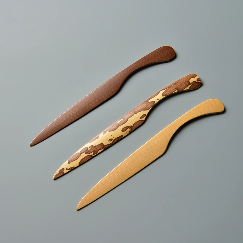

Bamboo Paper Knife Tea Knife Oolong Tea Ceremony Home Simple Chinese Puer Tea Knife Prying Handmade te verde chino Teaware