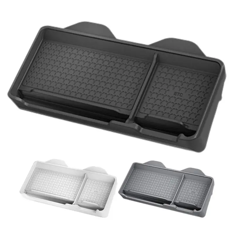 

1pc Car Interior Dashboard Storage Box Automotive Control Panel Magnetic Tray Durable Nonslip Car Dash Storage Box Organizer