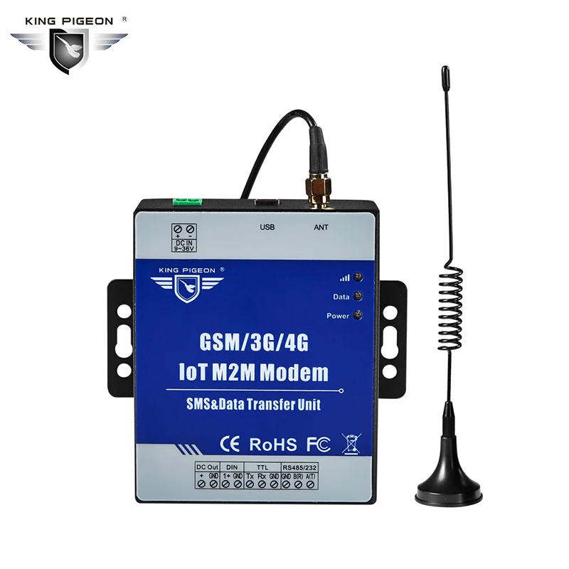

GSM/GPRS IOT M2M Modem DTU Supports AT Commands Transparent SMS Data Transfer Remote Control Alarm
