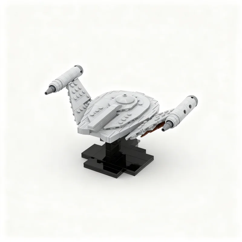 Фото 274 детали MOC 1 T Liss Class Romulan Bird Prey: Большая космическая модель, конструктор, архитектурные игрушки, подарки на день рождения, идея для самостоятельной сборки №2