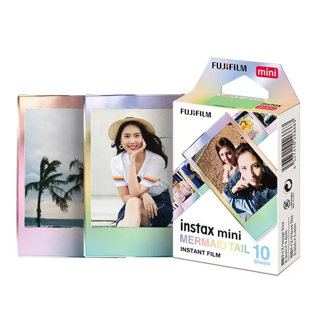 

NEW2022 10 Sheets Film Camera Pictures Paper for Instax Mini 9 25 Camera Multicolor