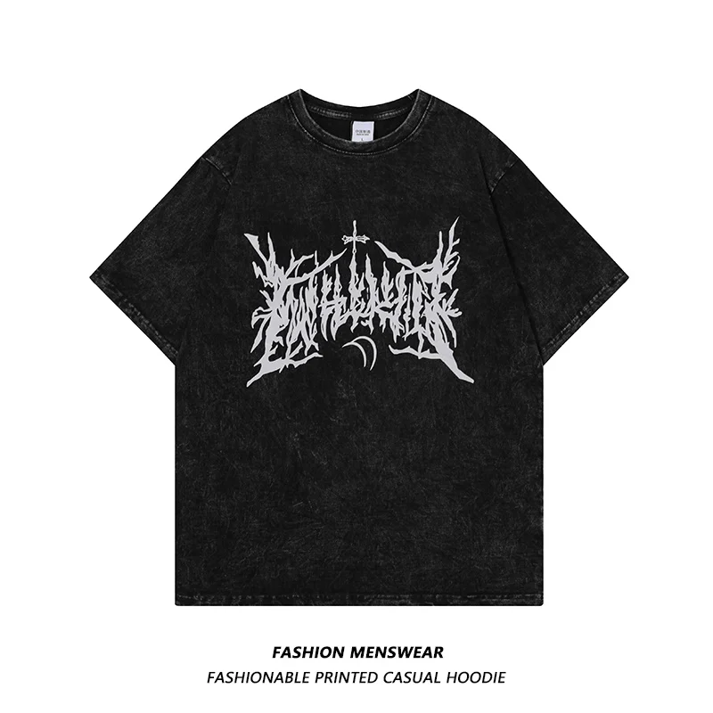 

2022 Summer New Fashion Letter Printing Men and Women Lovers Oversize Casual T-shirt