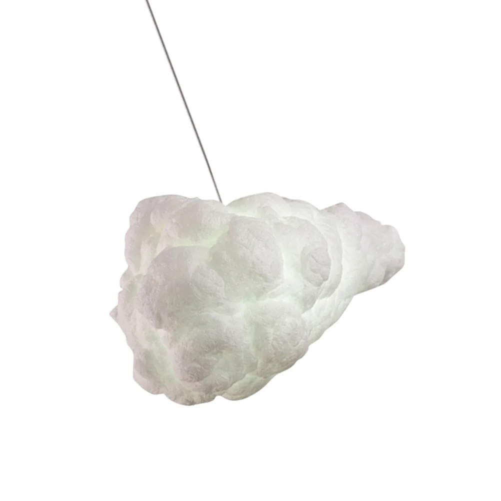 

Креативная светодиодная Подвесная лампа в форме облака, модная тканевая декоративная потолочная лампа для дома, ресторана, бара, кафе (без заземляющего провода)