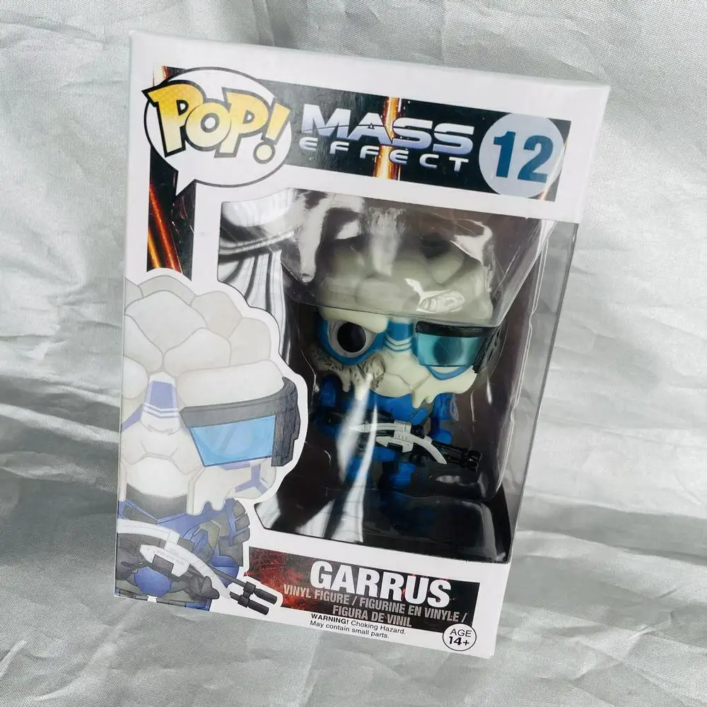 NEW In Box Garrus Mass Effect Vinyl Action Figure Movies Cartoon Character Cake Topper Decor Toy Boy Birthday Gift