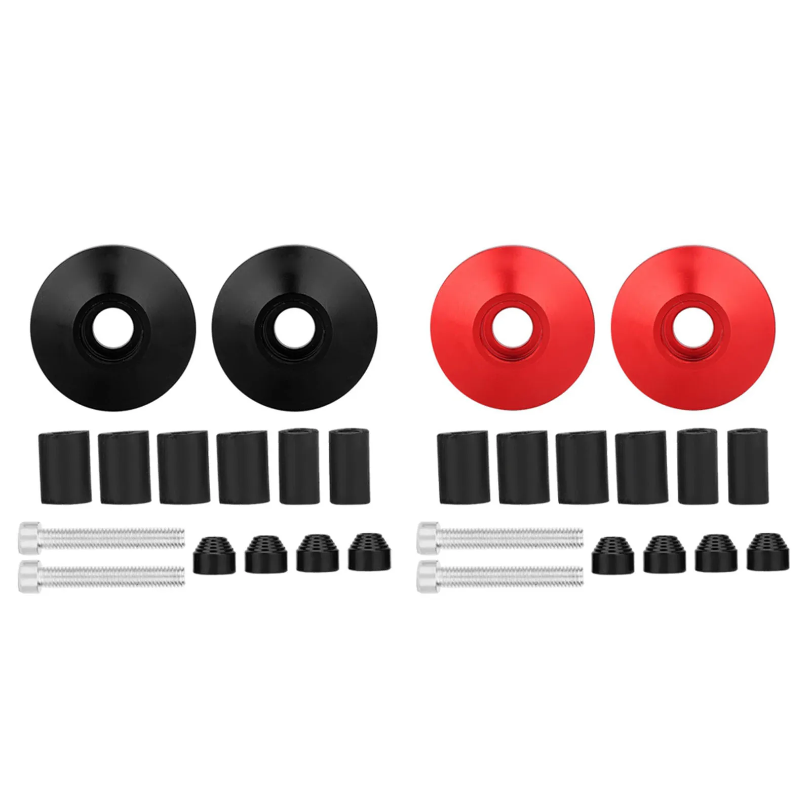 1 пара универсальные алюминиевые Заглушки для Руля Мотоцикла