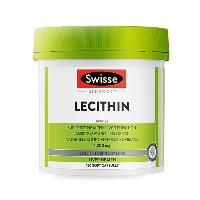 

Lecithin 1200 mg Supports Healthy Liver Function Assists Metabolism of fat 150 Soft Capsules
