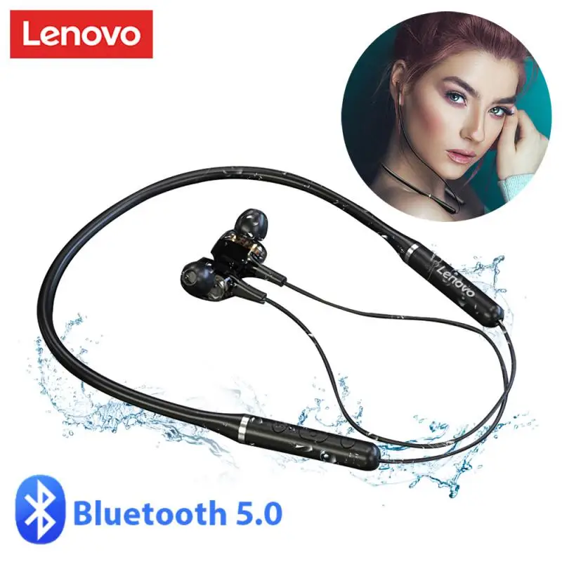 

Беспроводные наушники Lenovo XE66 Pro, Bluetooth 5,0, наушники с высоким звуком, спортивная водонепроницаемая гарнитура с длительным временем работы в р...