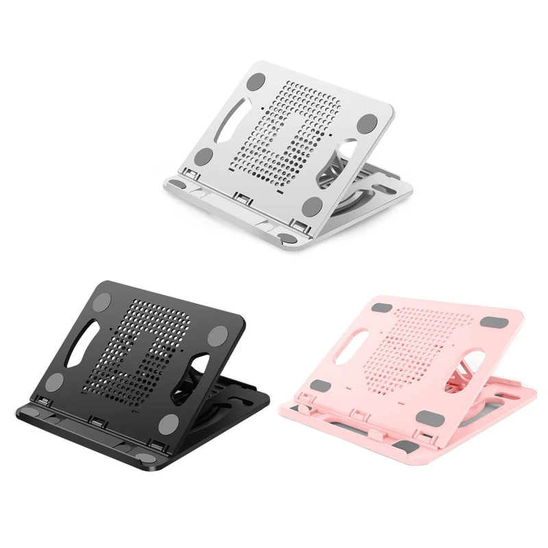 

Laptop Riser Stand 360° Rotate Folding Bracket Tablet Notebook Holder Anti-Slip