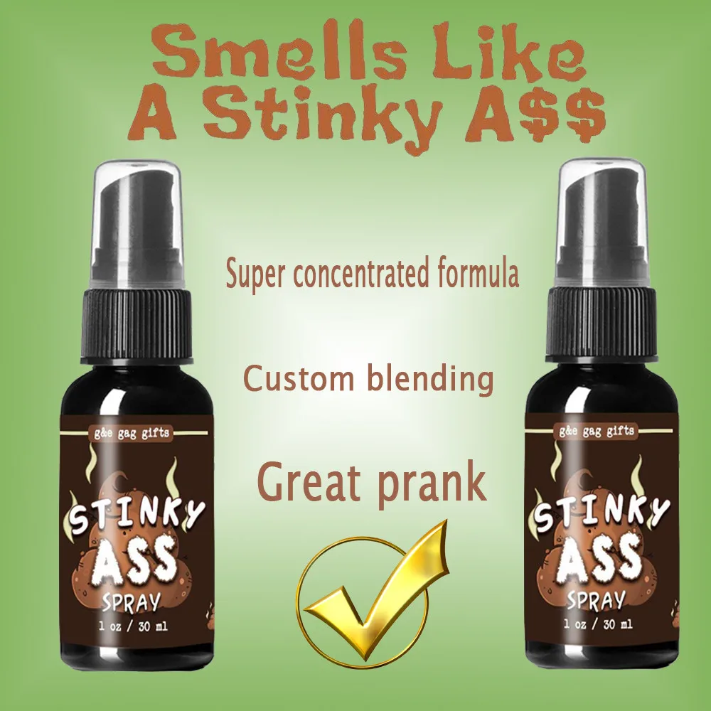 30ml Novelty Liquid Fart Gag Prank Joke Spray Can Stink Bomb Smelly Stinky Gas Fun Tricky Prank Toy April Halloween Party Toys images - 6