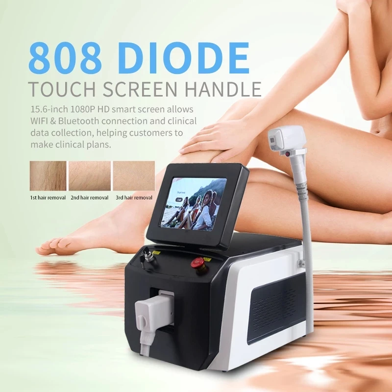 

Painless Parment Best Diode L-aser Hair Removal Machine 755 808 1064nm Epilation Definitive Laser Painless Treatment Removal