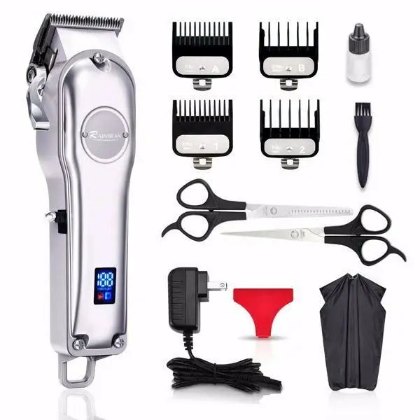 

3 in 1 IPX7 Waterproof Beard Trimmer Grooming Kit Cordless Hair Clipper