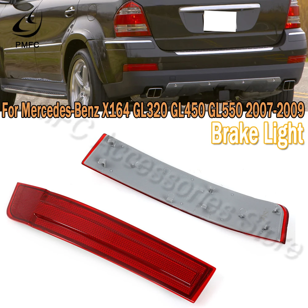 

PMFC Warn Light Red Lens Rear Bumper Light For Mercedes-Benz X164 GL320 GL450 GL550 2007-2009 1648201174 1648201274