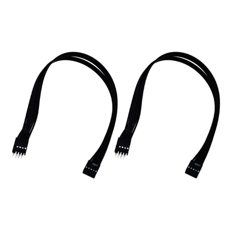 

2 шт., кабель-удлинитель для материнской платы, USB 2,0, 30 см