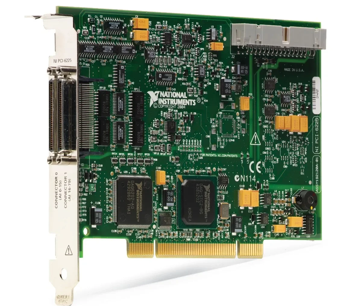 2025 Новая карта сбора данных NI PCI-6225 с 80 аналоговыми входами Карта PXI-6225