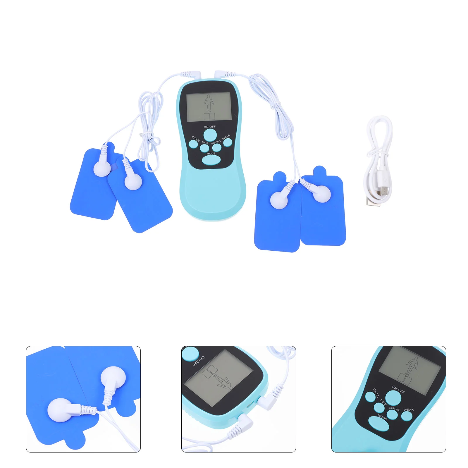 

Electric Muscle Massager Body Massaging Tool Cervical Spine Massager for Home