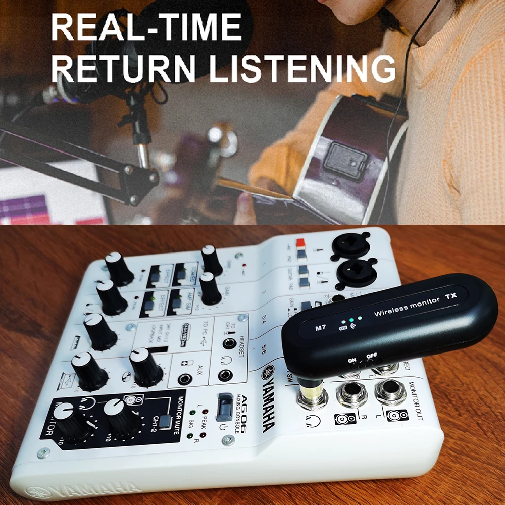 Беспроводная система IEM с приемником-передатчиком беспроводная