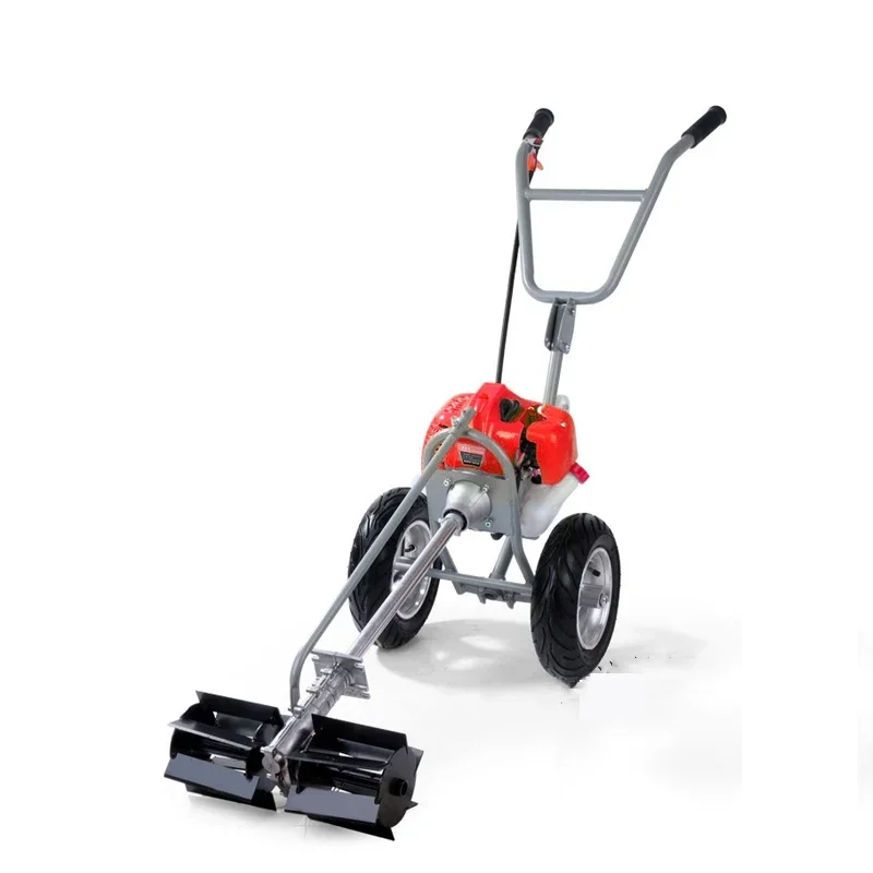 Portable Small Multifunctional Hand Push Lawn Mower 4-Stroke Powered Land Reclamation And Soil Loosening Farming