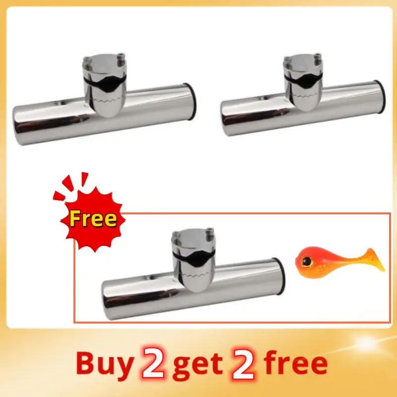 

【Buy 2 Take 2】Stainless Steel Fishing Rod Holder Marine Boat Rod Holder Clamp-on Fishing Pole Stand Bracket Рыбалка Accessories