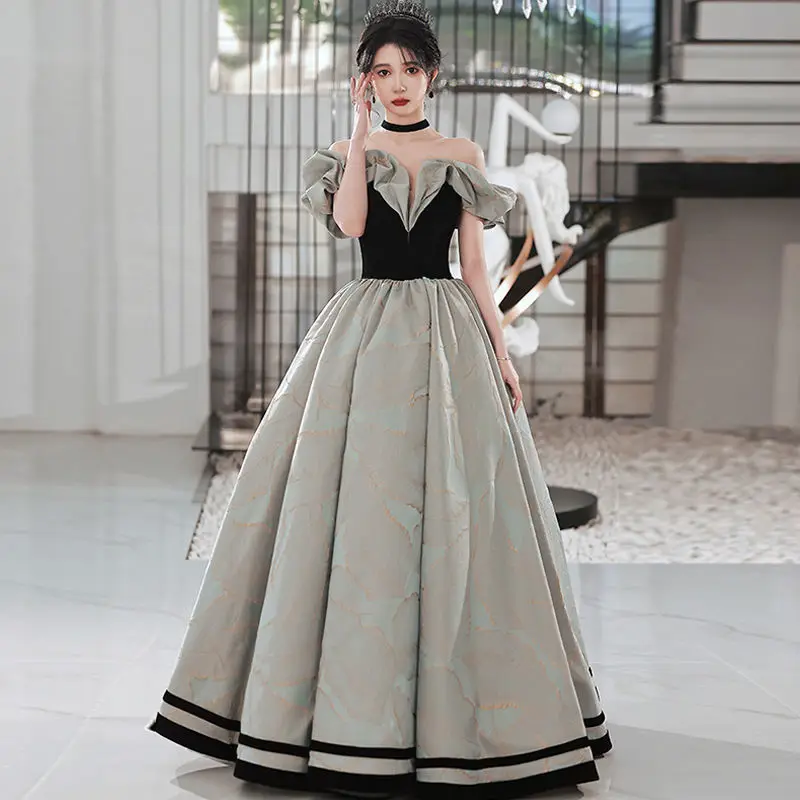 Elegant Hepburn Style Prom Dresses Sexy Sweetheart Sleeveless Slim A Line Floor-Length Wedding High Quality Evening Gown