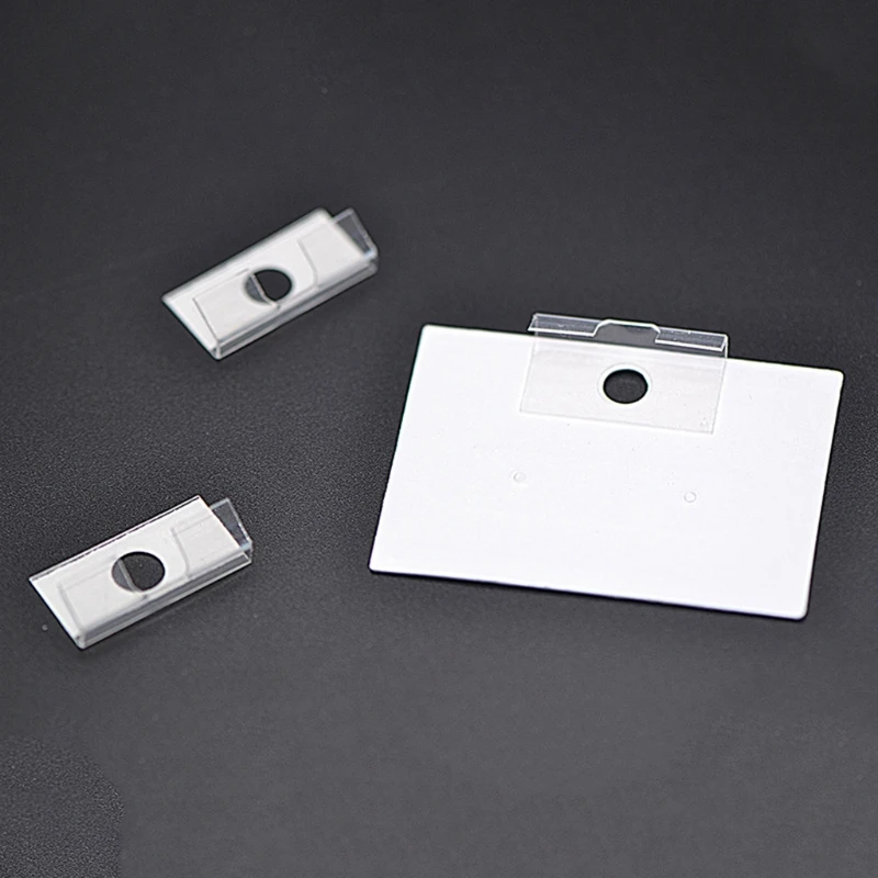 

100PCS/Set Earring Card Adapters Hanging Tab Durable for Displaying Hair Clips