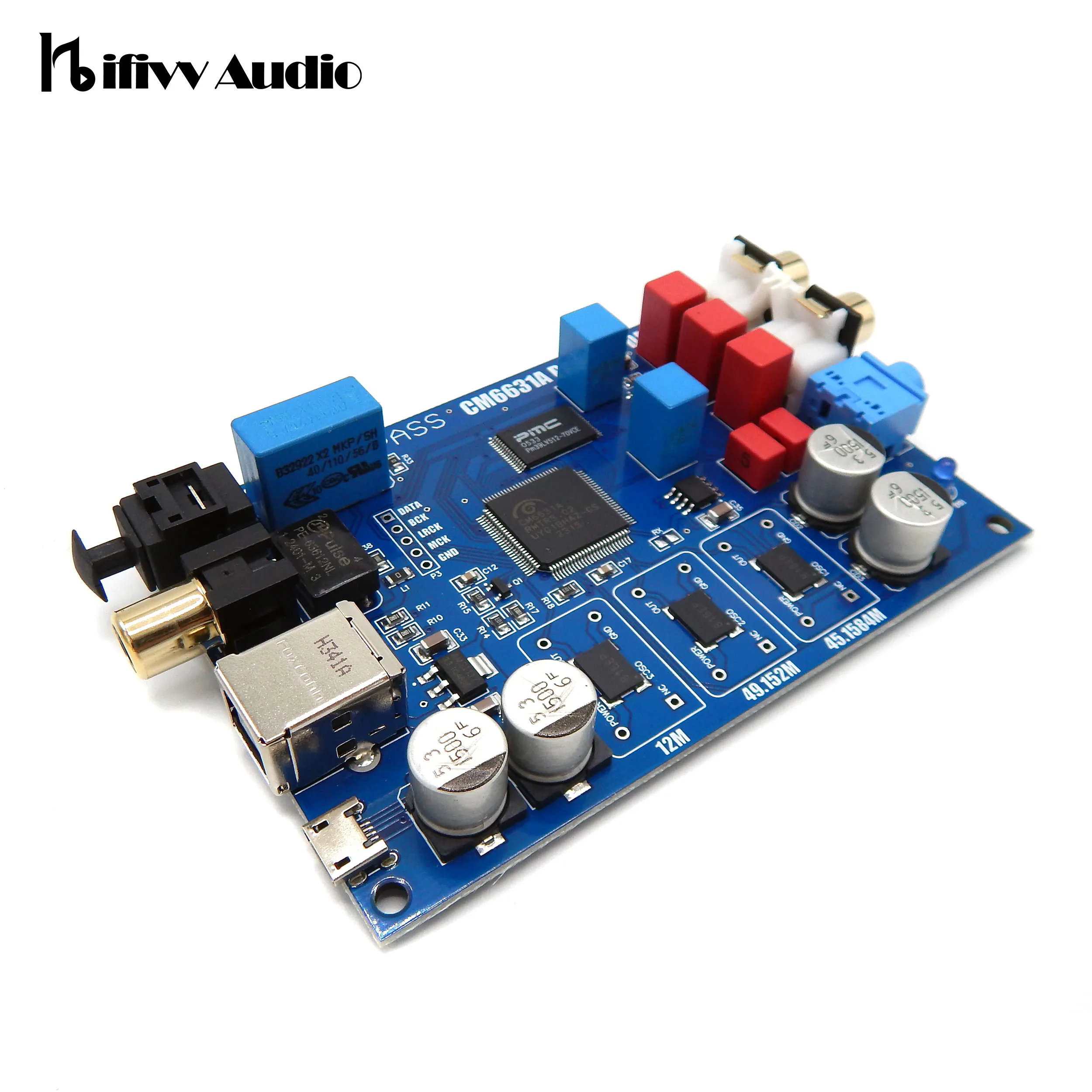 HiFi Audio CM6631A Плата ЦАП Es9023 Декодер USB к I2S/SPDIF ...