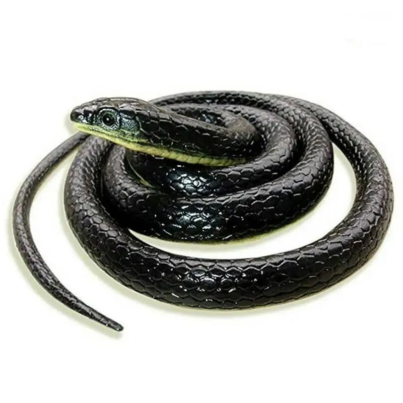 

Reative Gift Realistic Soft Rubber Toy Snake Safari Garden Props Joke Prank Gift About 130cm Novelty And Gag Playing Jokes Toy
