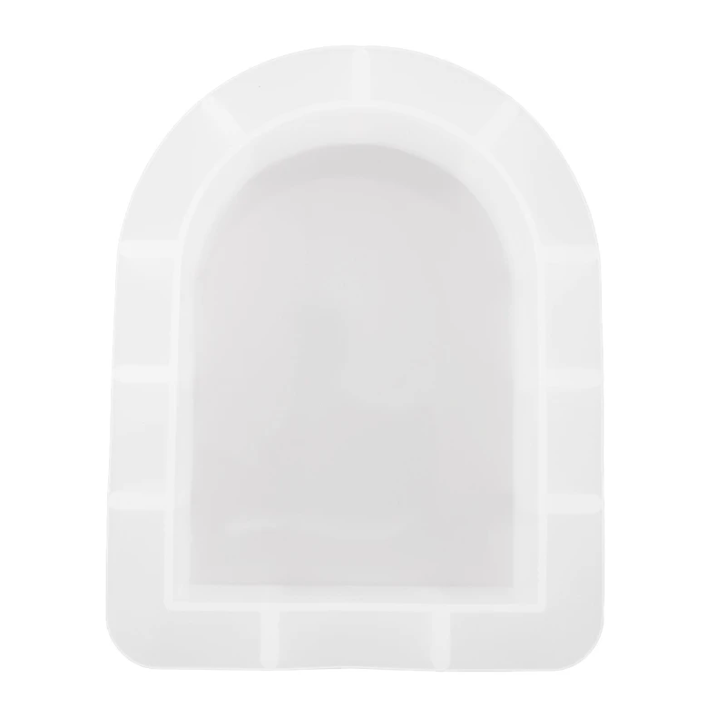

652F Bookends Resin Molds Silicone Arch Mold Epoxy Molds for Flower Preservation