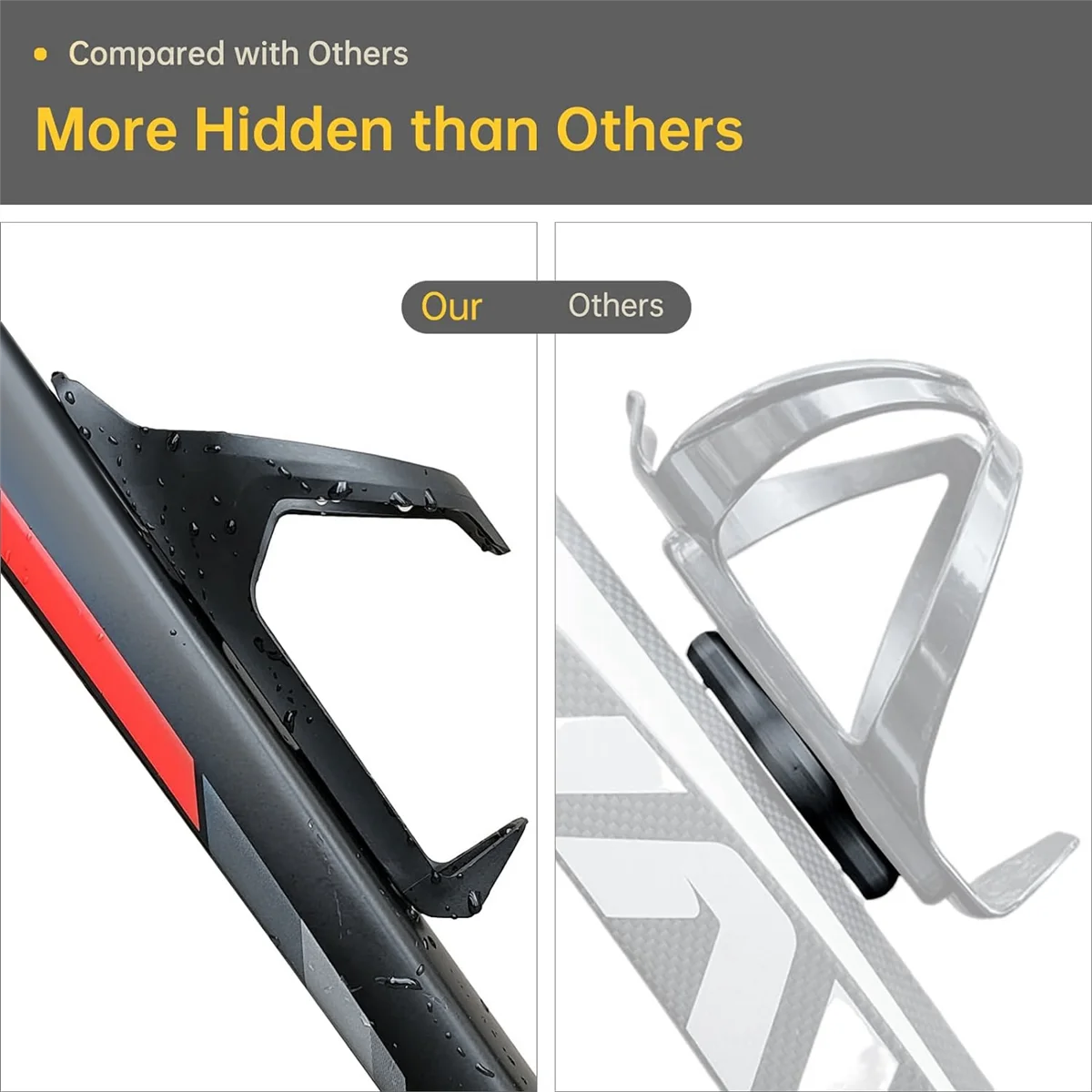 Крепление для велосипеда скрытый держатель бутылки с водой универсальный