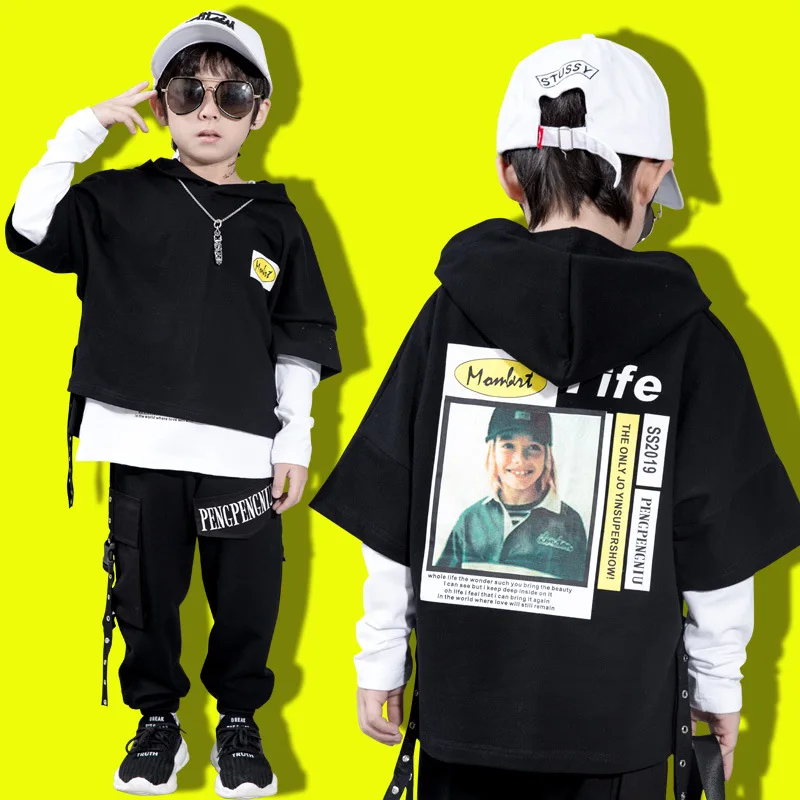 

Spring 2022 New Children's Loose Boy's Suit Sweater Autumn Kids Clothing Long-sleeved Casual Wear Children's Three-piece Trendy