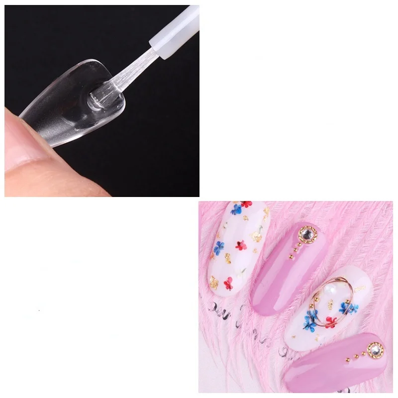 10 г в бутылке с клеевой кистью искусственный клей для ногтей фольги инструмент