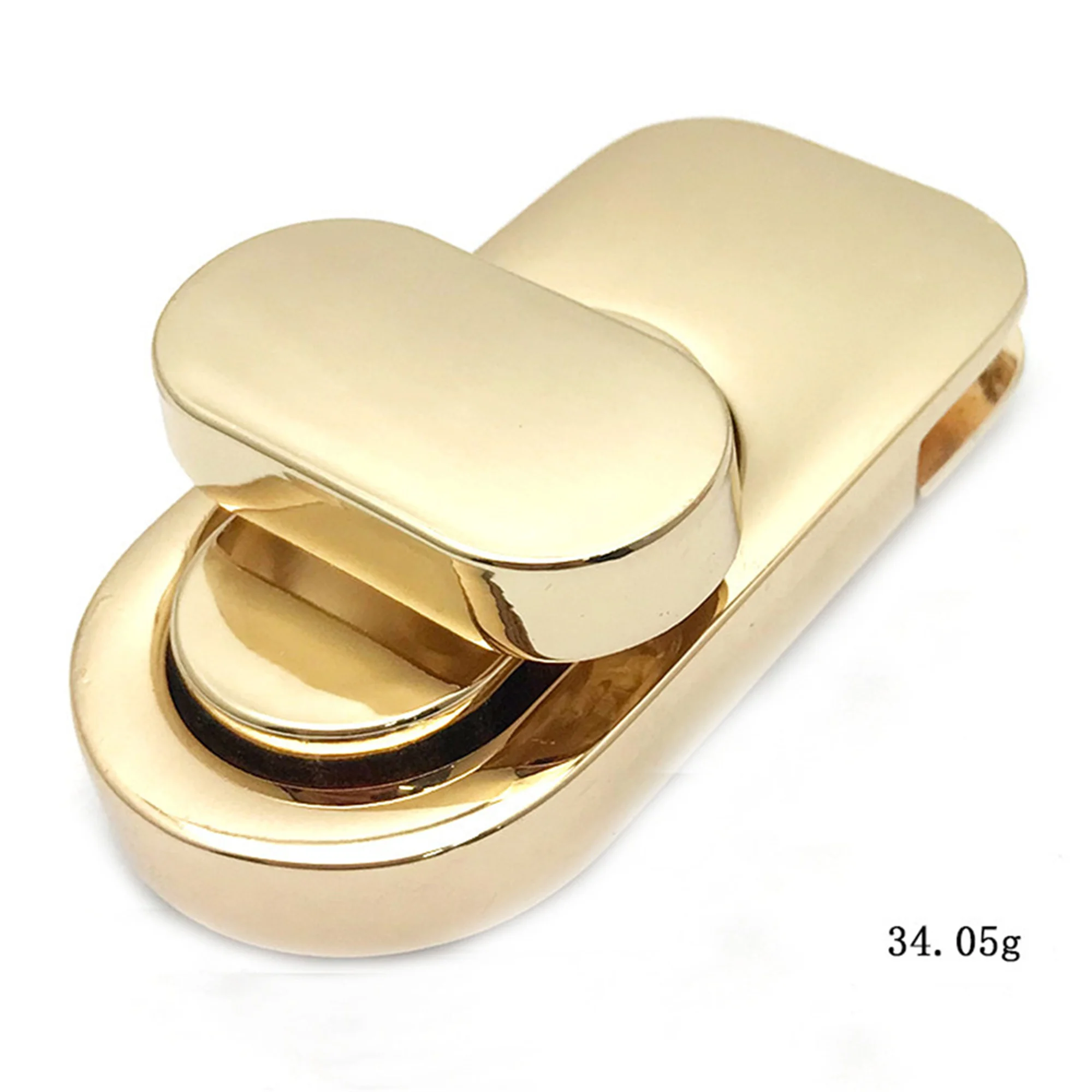 

20Pcs Metal Clasp Turn Lock Twist Lock Zinc Alloy Die-casting Decorative Small Mortise Bag Lock Parts Accessories