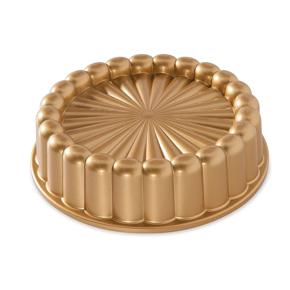 

Cast Aluminum Round Cake Pan For Baking Charlotte Baking Tin Nonstick Pound/Fancy Bundt Pan French Dessert Tray Bakeware 10108