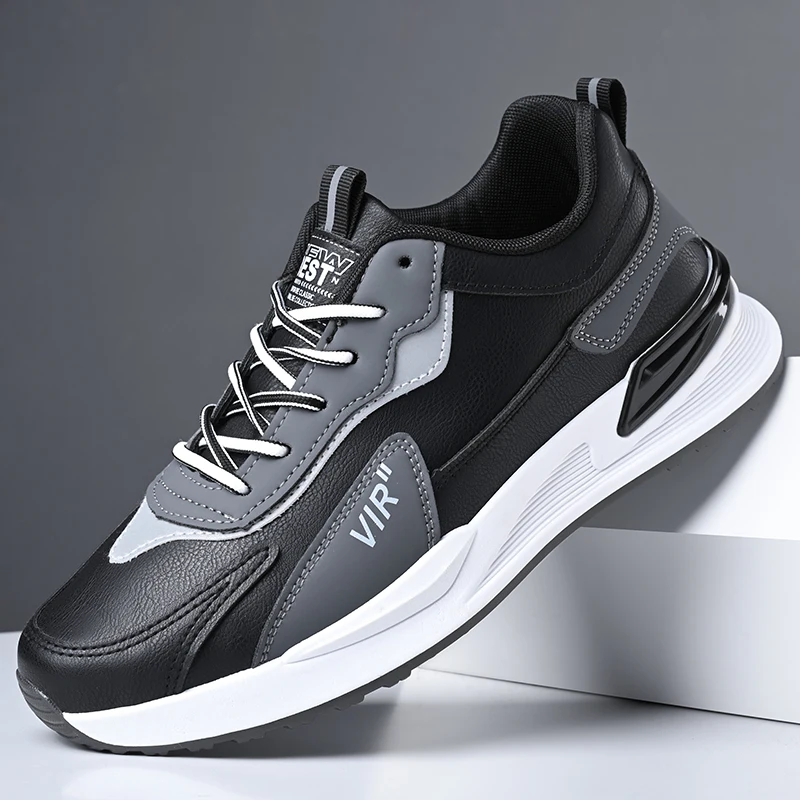 

Men's Shoes 2023 Hot Sale Lace Up Men's Vulcanize Shoes Spring Autumn Men Sneakers Color Matching Versatile Sneakers